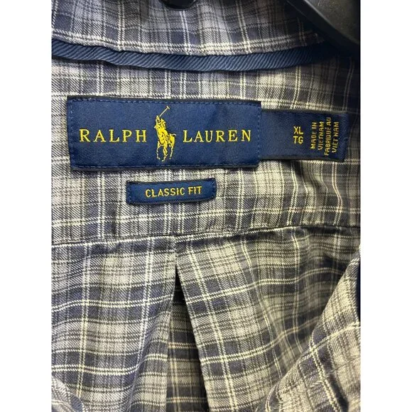 Ralph Lauren Mens Button Up Dress shirt Size Xl SKU 7000 - Picture 2 of 9